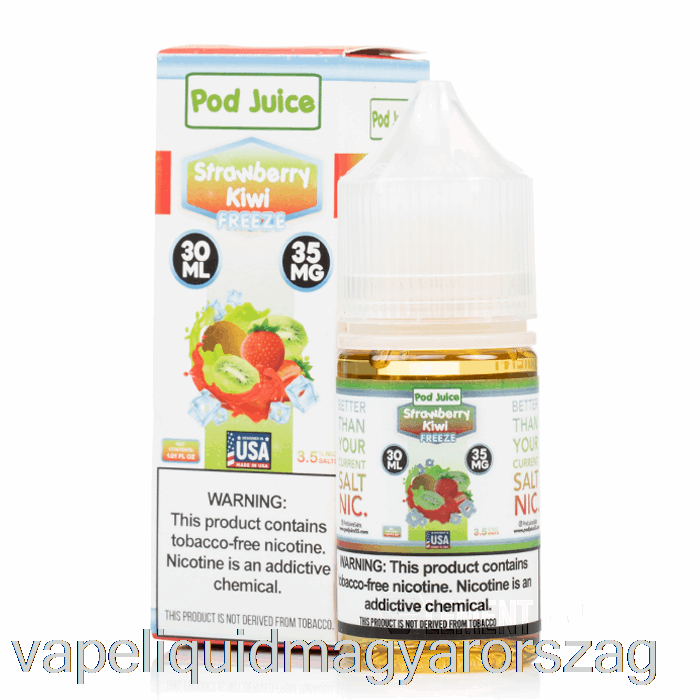Fagyasztott Eper Kiwi - Hüvelylé - 30 Ml 35 Mg-os Vape Toll